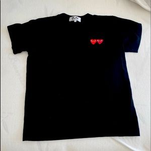 Comme des Garcons Play Logo Emblem Tee
